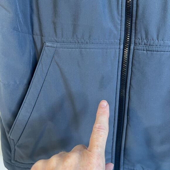 LL Bean PrimaLoft Insulated Mock Neck Full Zip Vest Size MD Outdoor Layer - Picture 11 of 12